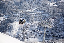 Meribel - Uitzicht in de skilift